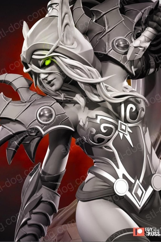 魔兽世界 炉石传说 瓦莉拉·萨古纳尔 Valeera Sanguinar 3D打印图纸